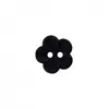 Non communiqué Boutons Fleurs Noir 18 mm X 3 - Union Knopf(...) -