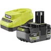 Ryobi Pack chargeur 2,0 A + 1 Batterie Lithium+ 18V ONE+    5,0 Ah RC1...