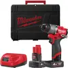 MILWAUKEE Perceuse-visseuse m12 fdd2-402x 12v 4ah 2 batterie 13 mm 12 ...