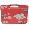 Milwaukee Juego 50 piezas, carraca y vasos de 1/4" SAE y Metrica
