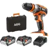 Perceuse à percussion AEG 18V - 2 batteries 4.0Ah - 1 chargeur BSB18C2...