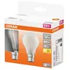 OSRAM - Boite de 2 LED std verre dépoli 6.5W b22 806lm 2700K chaud