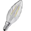 LEDVANCE OSRAM Ampoule LED Flamme torsadée clair filament 2,5W=25 E14 chaud