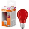 OSRAM Ampoule LED Standard verre rouge déco  2,5W=15 E27 chaud