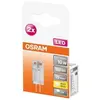 OSRAM - Boite de 2 LED capsule clair 0.9W G4 100lm 2700K chaud