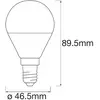 LEDVANCE BTE3 Ampoule Smart+ WIFI SPHERIQUE DEPOLIE 40W E14 COULEUR CHANGEANTE