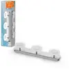 LEDVANCE Applique murale connectée 3 spots LED orientables 21W en acier blanc