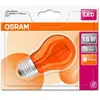 OSRAM Ampoule déco LED sphérique E27 - Orange