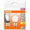 OSRAM - Boite de 2 LED sphérique verre dépoli 4W E27 470lm 2700K chaud