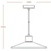 LEDVANCE Suspension Concrete Wood, Ø 32 cm, béton, gris