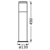 LEDVANCE Borne lumineuse Endura Classic Ebro, gris foncé