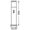 LEDVANCE Endura Classic EBRO 49CM SEN E27 DGLEDV, Edelstahl, Dark Gray