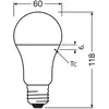 OSRAM LED Classic Star, mat, E27, 14 W, 4.000 K, 1.521 lm