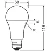OSRAM LED Classic Star, mat, E27, 10 W, 4.000 K, 1.055 lm