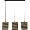 LEDVANCE Suspension Cardboard linéaire 3 abat-jours cylindres en carton alvéolé