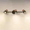 LEDVANCE Spot pour plafond LED Cork, GU10, à 3 lampes, long, noir