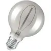 LEDVANCE Edition 1906 Globe 95mm LED clair filament courbe SMOKE 3,4W E27 chaud