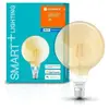 Ampoule globe LED Smart+ E27 EQ60W finition ambrée Ledvance