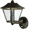 LEDVANCE Endura Classic Tradition Up Sensor Applique Extérieure Alu E27 - Noir/Or