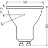 Osram Ampoule led GU10 6.9W 620 lm PAR16 value 4058075096707 Blanc chaud 3000K