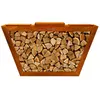 Mangeoire en bois en acier paulo - Home Deluxe