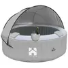 Home Deluxe - Bain à remous extérieur avec coussin, porte-gobelet et a...