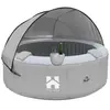 Home Deluxe - Bain à remous extérieur avec coussin, porte-gobelet et a...