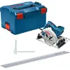 Scie circulaire GKS 55+ GCE + Rail 140 cm FSN 1400 JK BOSCH PRO - 0615990M91