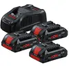 3 batteries Compact ProCORE 18V 4.0 Ah avec chargeur Bosch 0615990N2G
