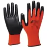 NITRAS Gant mousse de nitrile taille 8 rouge/noir Nylon avec un revêtement en nitrile en 388 catégorie epi ii