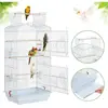 Yaheetech Cage Oiseaux Volière de Perroquet Canaries Perruche Canaris ...
