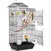 Yaheetech - Cage à Oiseaux 46 x 35,5 x 99 cm Portable 4 Mangeoires 3 P...
