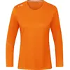 JAKO - Course à Manches Longues 2.0, Femme, Orange Fluo, 46