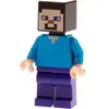 1x Lego Minifigure Minecraft Steve jambes violettes 973pb1813c01 min00...