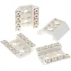 4x Lego brique de toit 45° 4x4x1 blanc négatif incliné coque 2 trous 4...