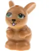 1x Lego animal lapin Friends marron clair nougat lapin langue rose 621...