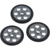 3x Lego Technic poulie 3x3 nouveau-gris foncé caoutchouc pneu noir 418...