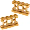 2x Lego Clôture 1x4x2 or perle asiatique ornement grille 6195089 32932