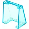 1x Lego Pare-brise 3x4x4 transparent bleu clair inversé fenêtre 72475