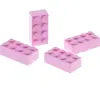 4x Lego briques de construction 2x4x1 rose clair rose Basic Simpsons 7...