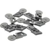 10x Lego Figurines Outils Cercle Scie Feuille nouveau-gris foncé 42110...
