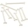 8x Lego Os long 0.3x4x0.6 blanc Squelettes Figures Accessoires 4600307...