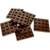 6x Lego plaque de construction 4x4 rouge brun plaque de base Harry Pot...