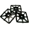 3x Lego grille panneau 2x2 noir cadre radeau de survie toit plate-form...