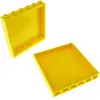 2x Lego Panneaux 1x6x5 jaune Mur Mur élément Château 6288414 59349