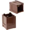 2x Lego Container 2x2x2 rouge marron anguleux Caisse Coffre Tonneau 45...