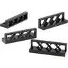 4x Lego Clôture 1x4x1 noir Grille Clôtures Clôture de jardin 4187209 3...