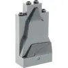 1x Lego Felsen Panele 2x4x6 neu-dunkel grau Stein 33458 54782 57512 47...