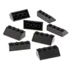 8x Lego tuiles 45° 2x4 noir tuiles inclinées 303726 3037