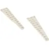 2x Lego ailes plaques crème blanc 12x3 droite gauche plaque set 7259 8...